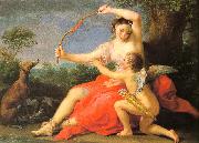 Pompeo Batoni Diana and Cupid oil painting reproduction